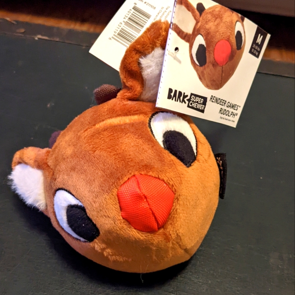 Rudolph chew toy